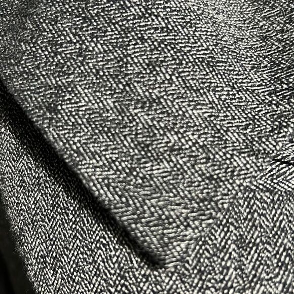 Sharagano Studio Woman plus blazer knit gray black 3/4 sleeves pockets 24W - Picture 3 of 6